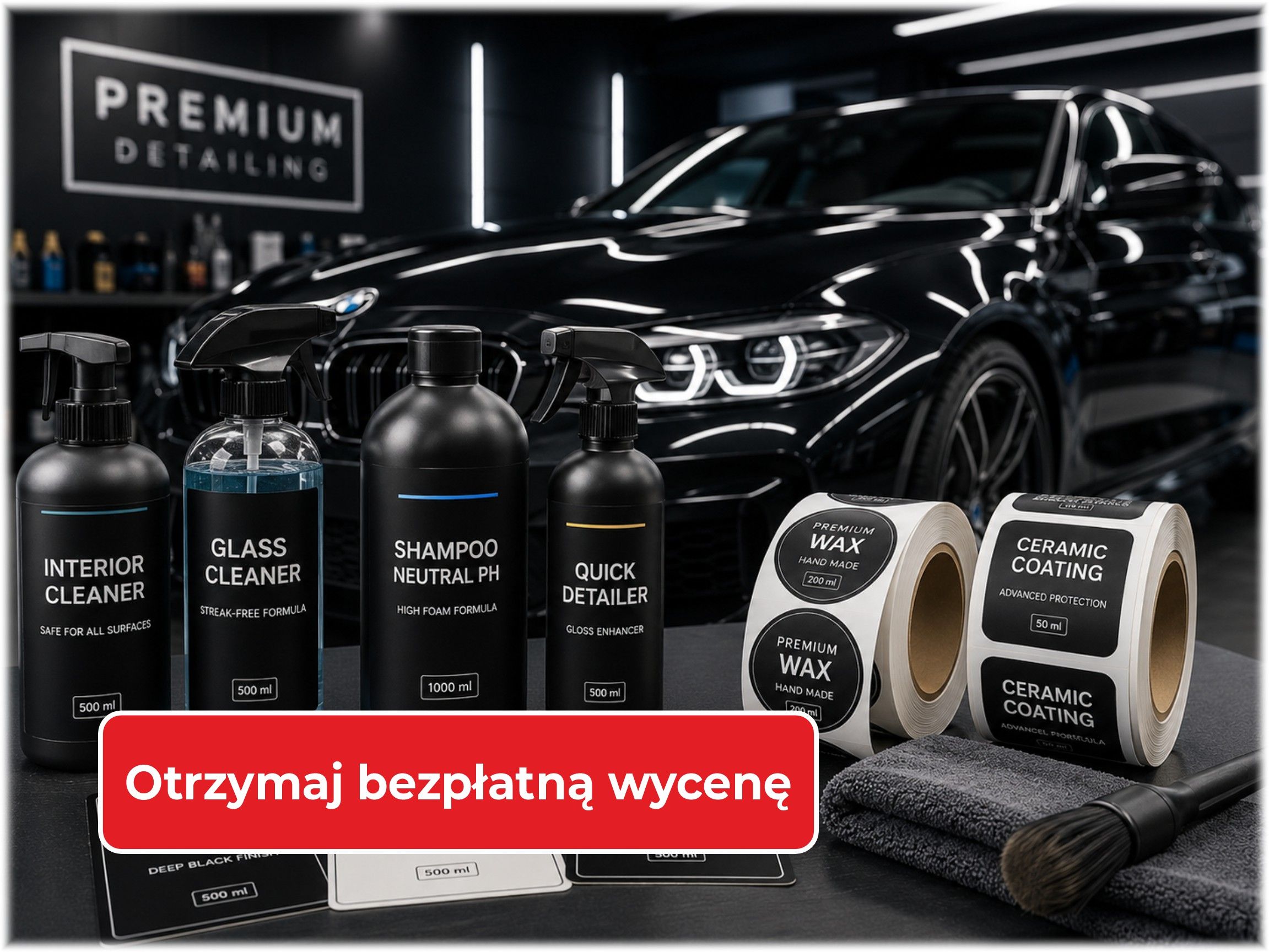 Naklejki do detalingu - bezpłatna wycena