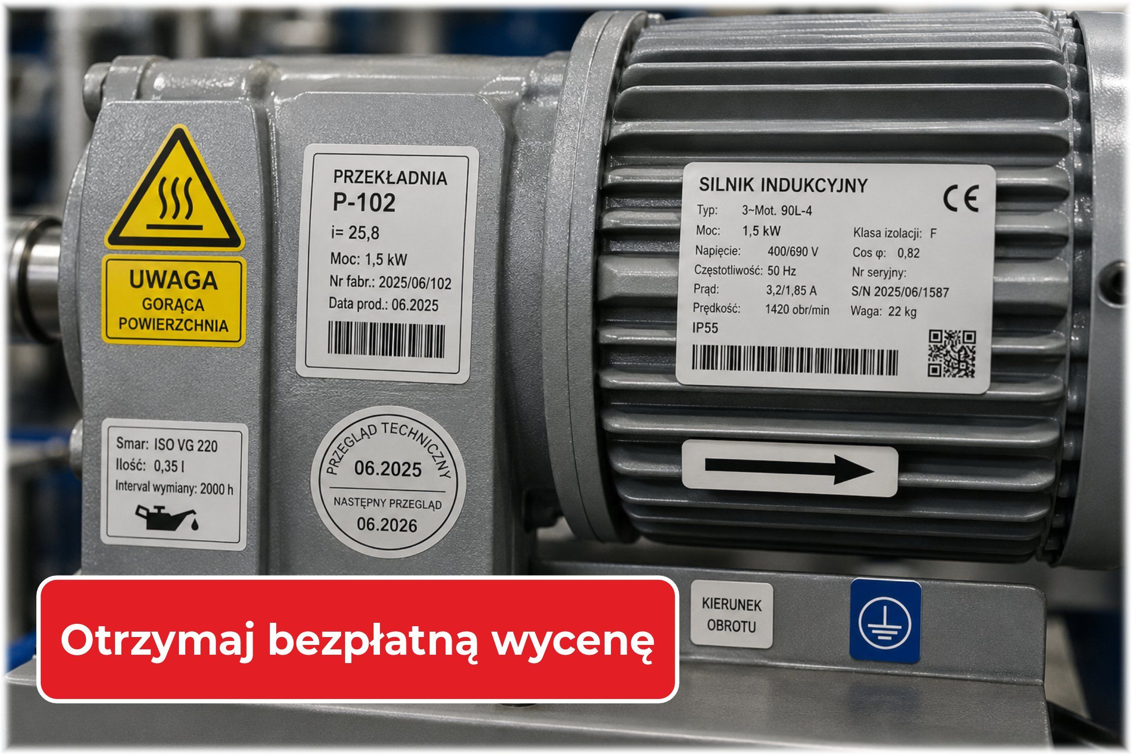 Naklejki przemysłowe - bezpłatna wycena