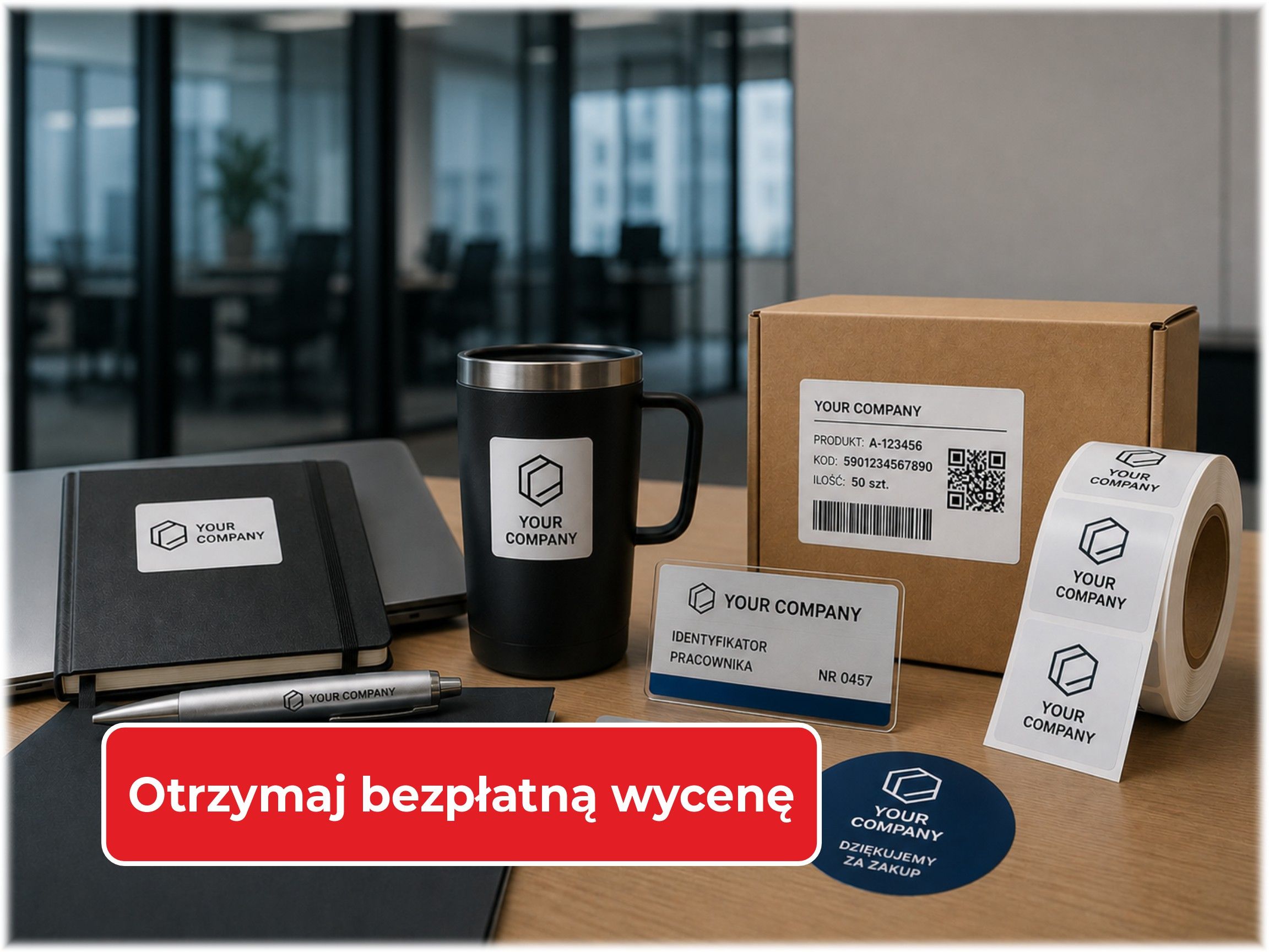 Naklejki dla firm i korporacji - bezpłatna wycena