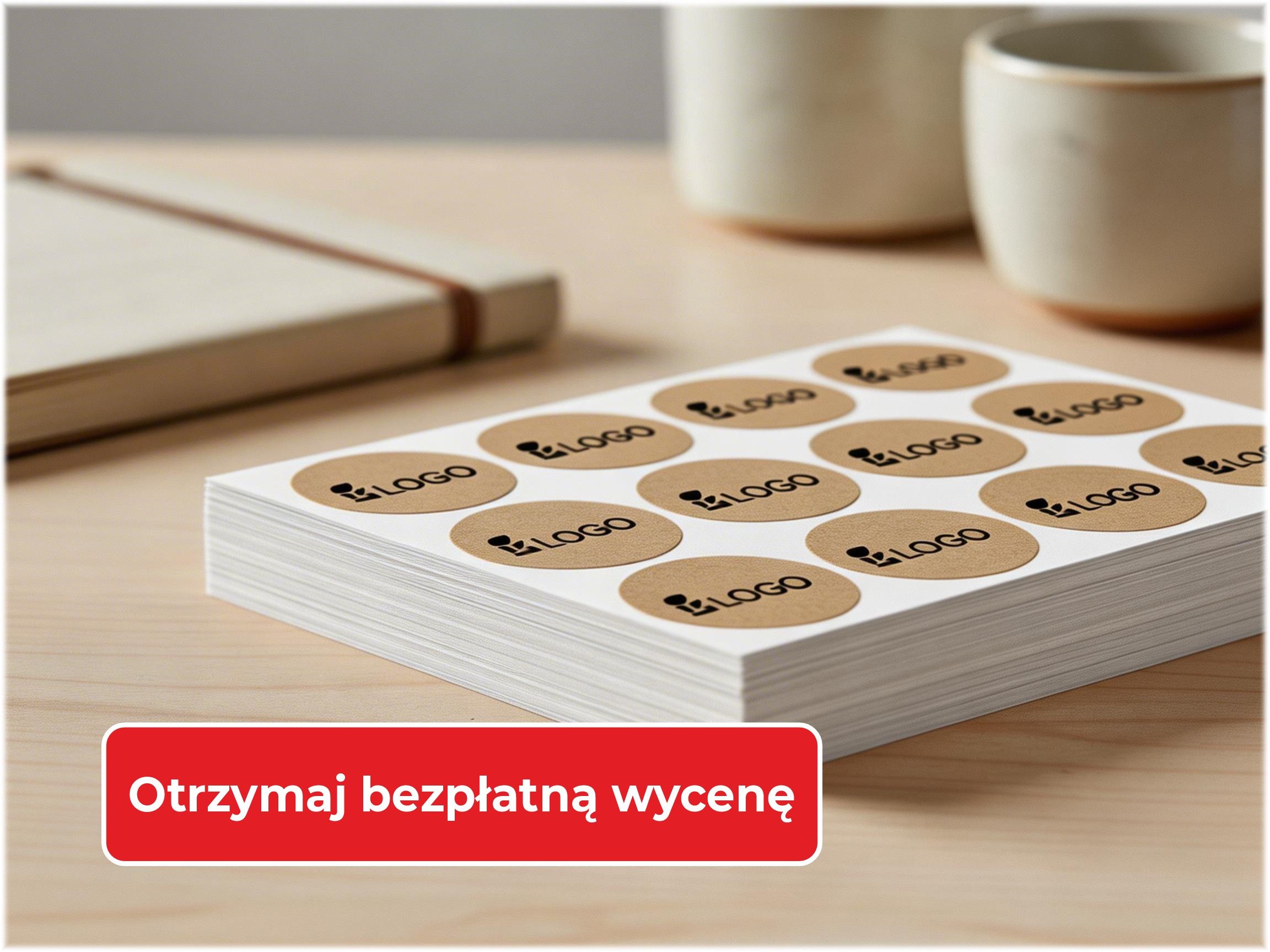 Naklejki papierowe darmowa wycena