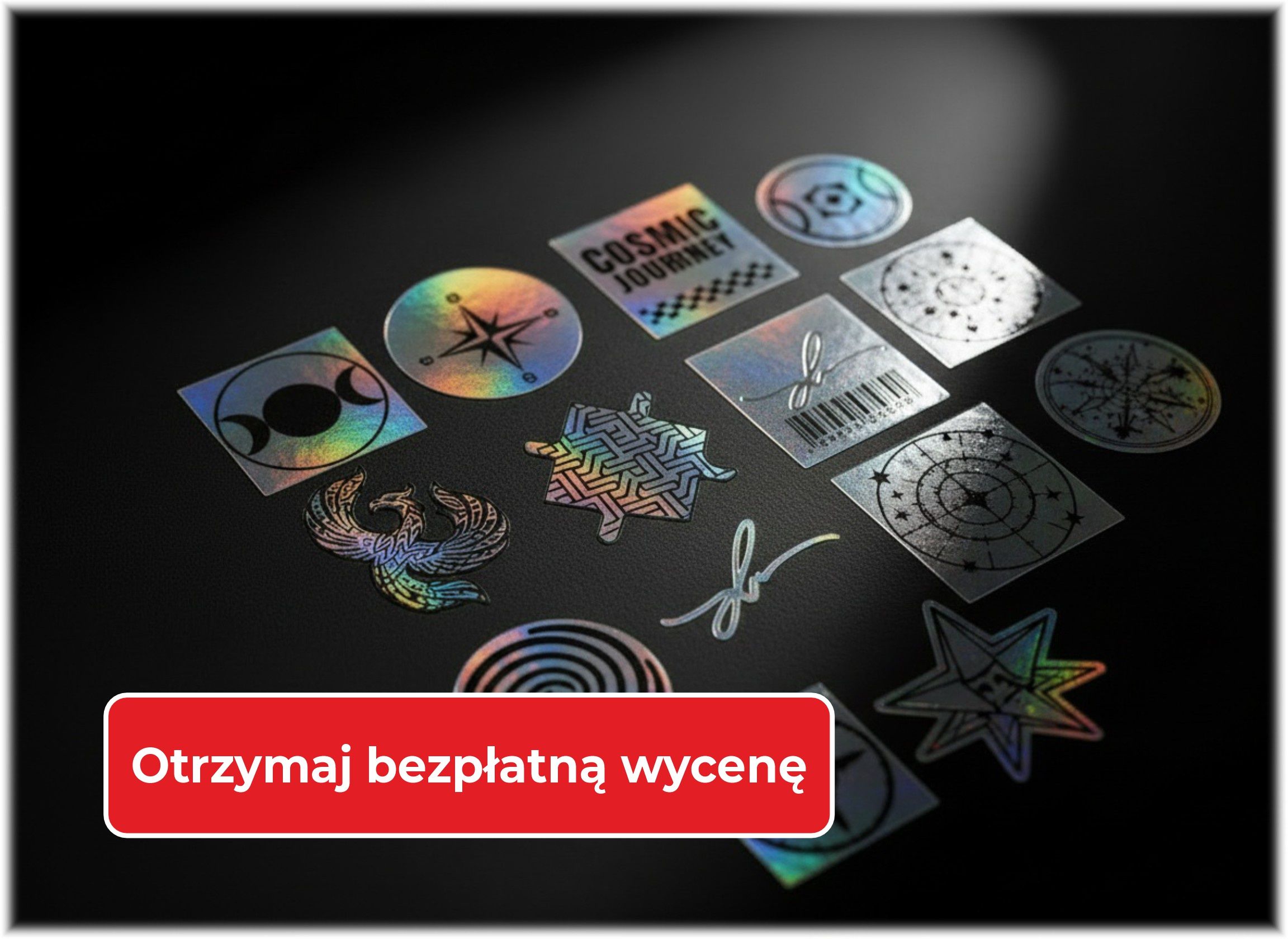 Naklejki holograficzne - bezpłatna wycena