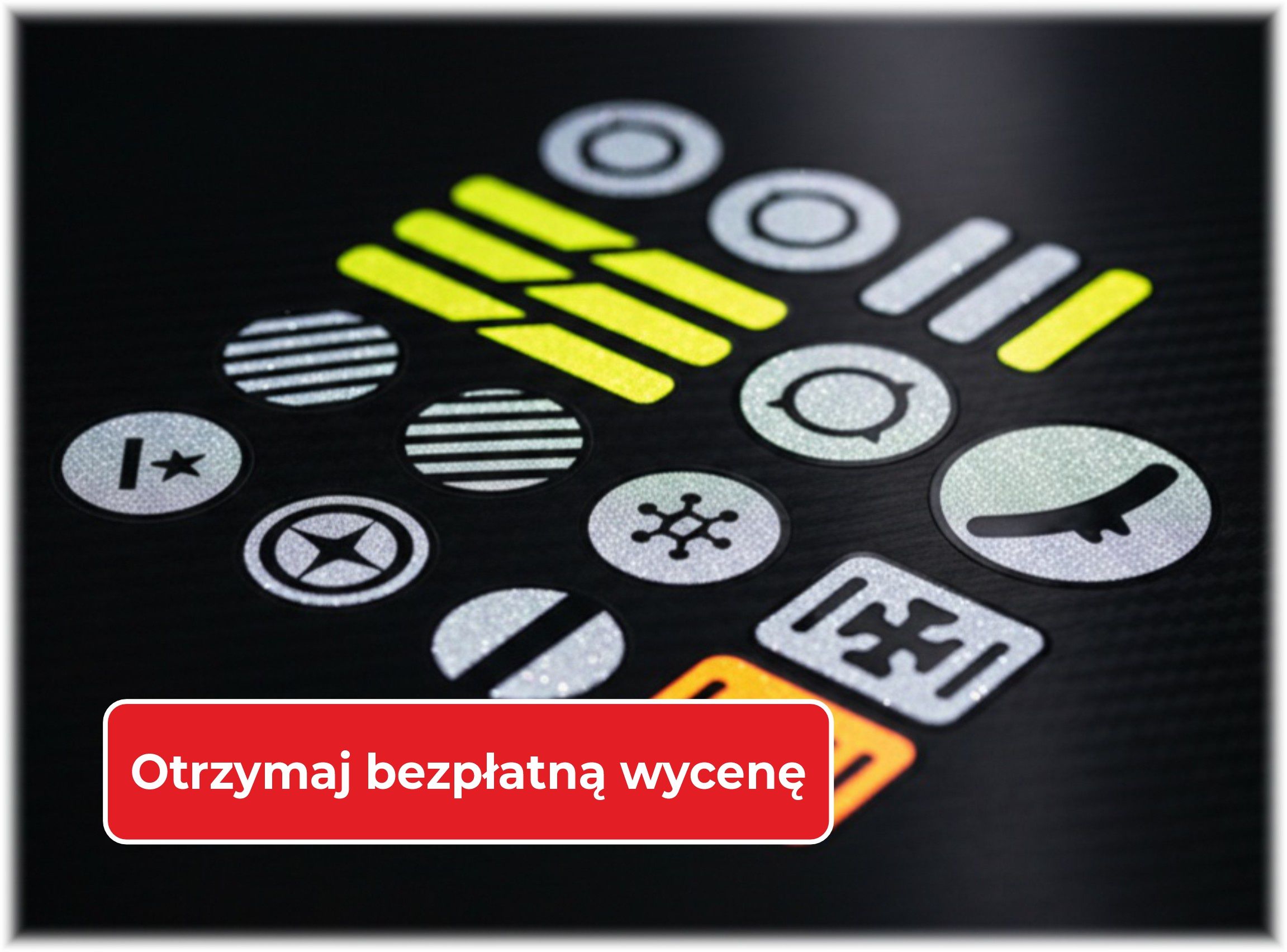 Naklejki odblaskowe - bezpłatna wycena