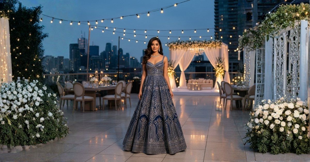 Indo-western outfits for Indian wedding guests