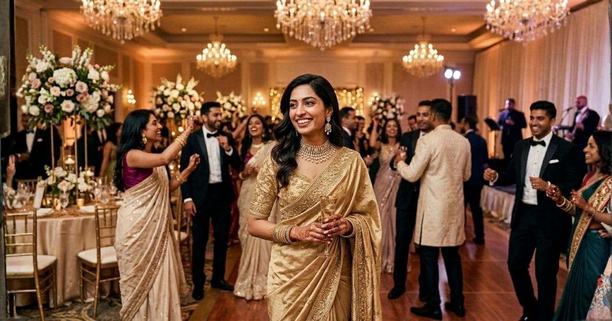 Wedding guest sarees in the USA