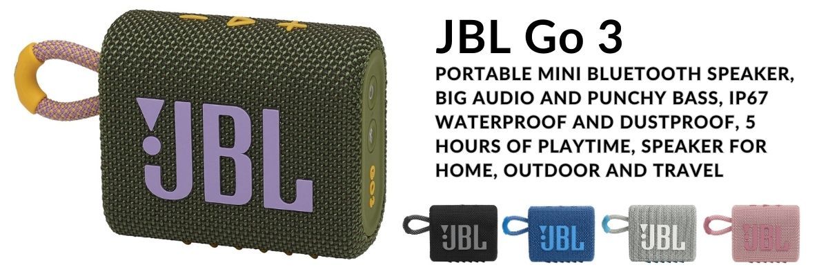 JBL Go 3 - Portable Mini Bluetooth Speaker