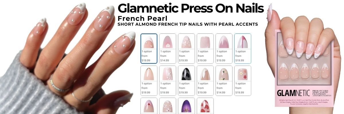 Glamnetic Press On Nails - French Pearl 