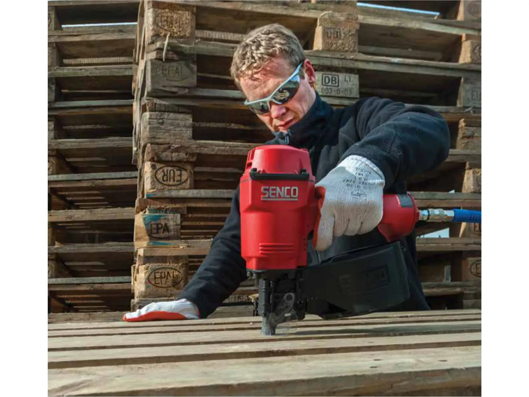 Senco Coilnagler für Palettenbau, Kistenbau, Holzbau und Verpackungsindustrie