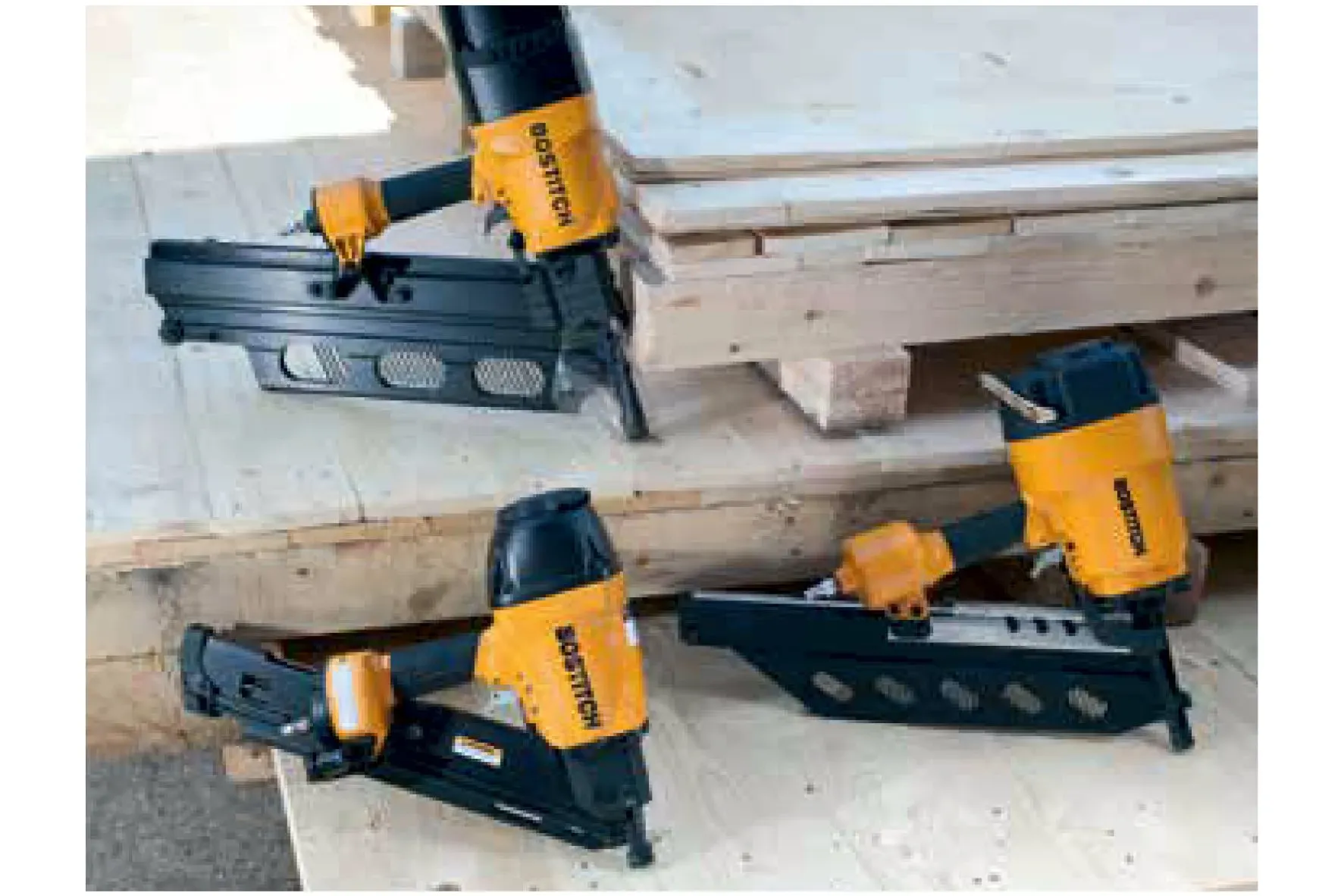 Bostitch Streifennagler für Holzbau, Dachbau, Schalung und Palettenfertigung