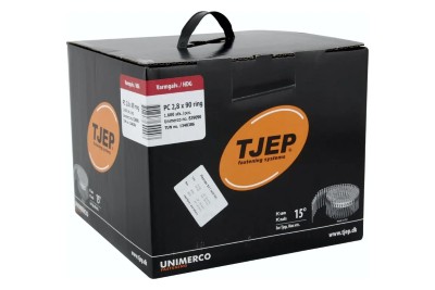 TJEP PC Coilnägel plastikgebunden für Holzverkleidungen, Faserzementplatten und Schalungen
