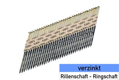 TJEP GR Streifennägel D-Kopf verzinkt