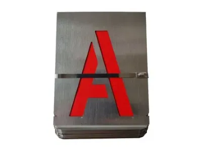 Buchstaben-Schablonen A bis Z aus Edelstahl