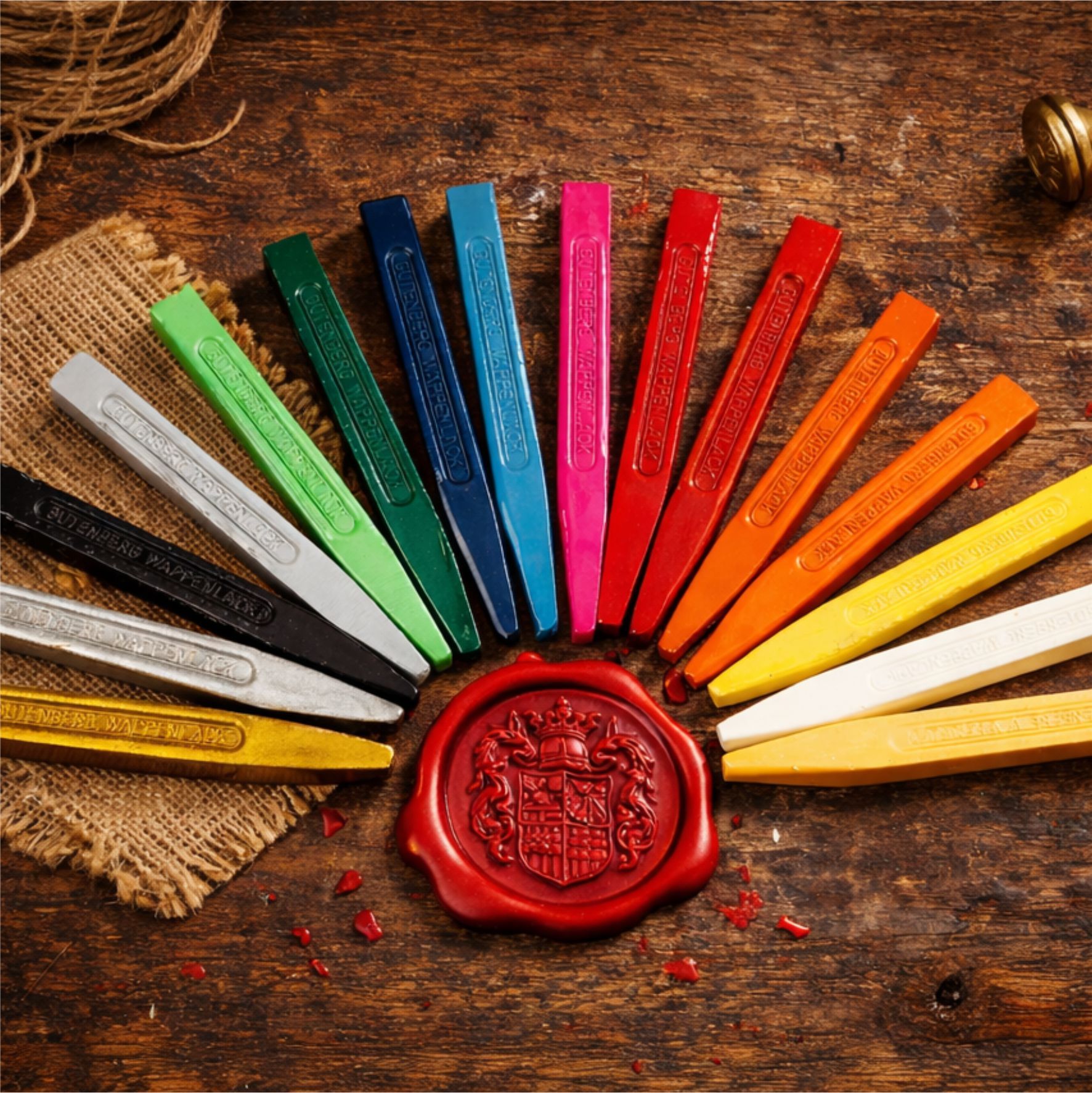 Gutenberg-Wappenlack