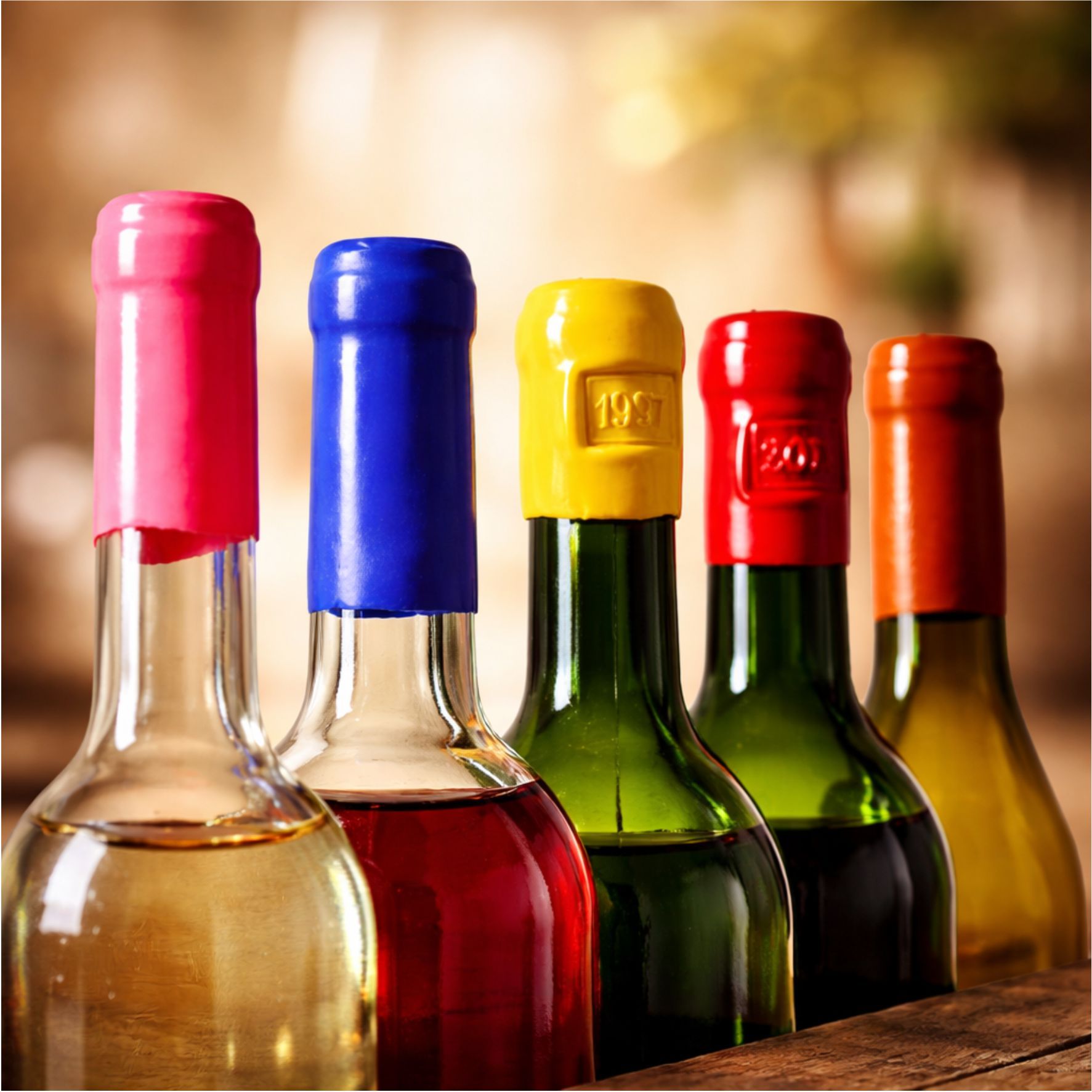 Siegelwachs-Flaschen