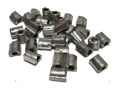 Aluminiumplomben 5 x 6 mm rechteckig für kleine Kontrollplombierungen