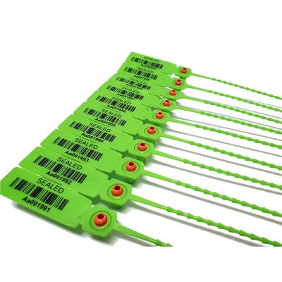 Durchziehplombe SECUR 3,5 mm x 405 mm mit großer Plombenfahne Nummerierung und SEALED Aufdruck