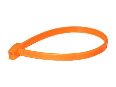 Fixlängenplombe Horn 215 aus Kunststoff mit fortlaufender Nummer SEALED Aufdruck und Kalenderfunktion