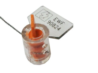 Zählerplombe Twist Kunststoffplombe mit oder ohne integriertem Draht fortlaufender Nummer SEALED und individuellem Aufdruck