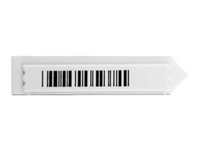 AM Klebeetiketten 45 x 11 mm mit einschiebbarem Barcode für Warensicherung AM 58 kHz
