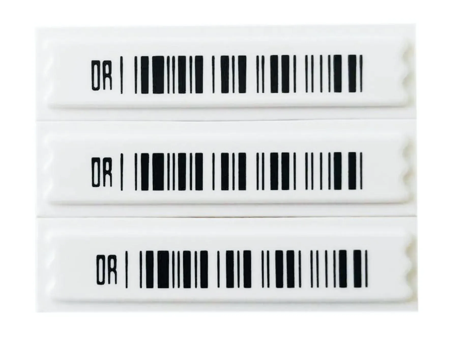 Klebeetiketten Warensicherung AM 58 kHz Sicherungsetiketten mit falschem Barcode für elektronische Artikelsicherung im Einzelhandel