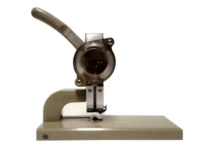 Ösenpresse Piccolino B für 4 mm und 5,5 mm Ösen für Verkaufsverpackungen Dokumente und Karten