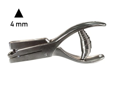 Lochzange 10/115 Made in Germany mit Motiv und 35 mm Einfuhrtiefe für Tickets Ausweise und Plaketten