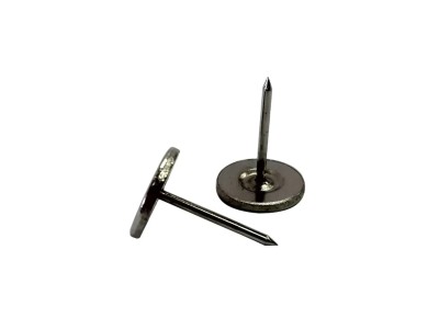 Pin P001 mit glattem Schaft für Hartetiketten und Warensicherung mit 12 mm Durchmesser