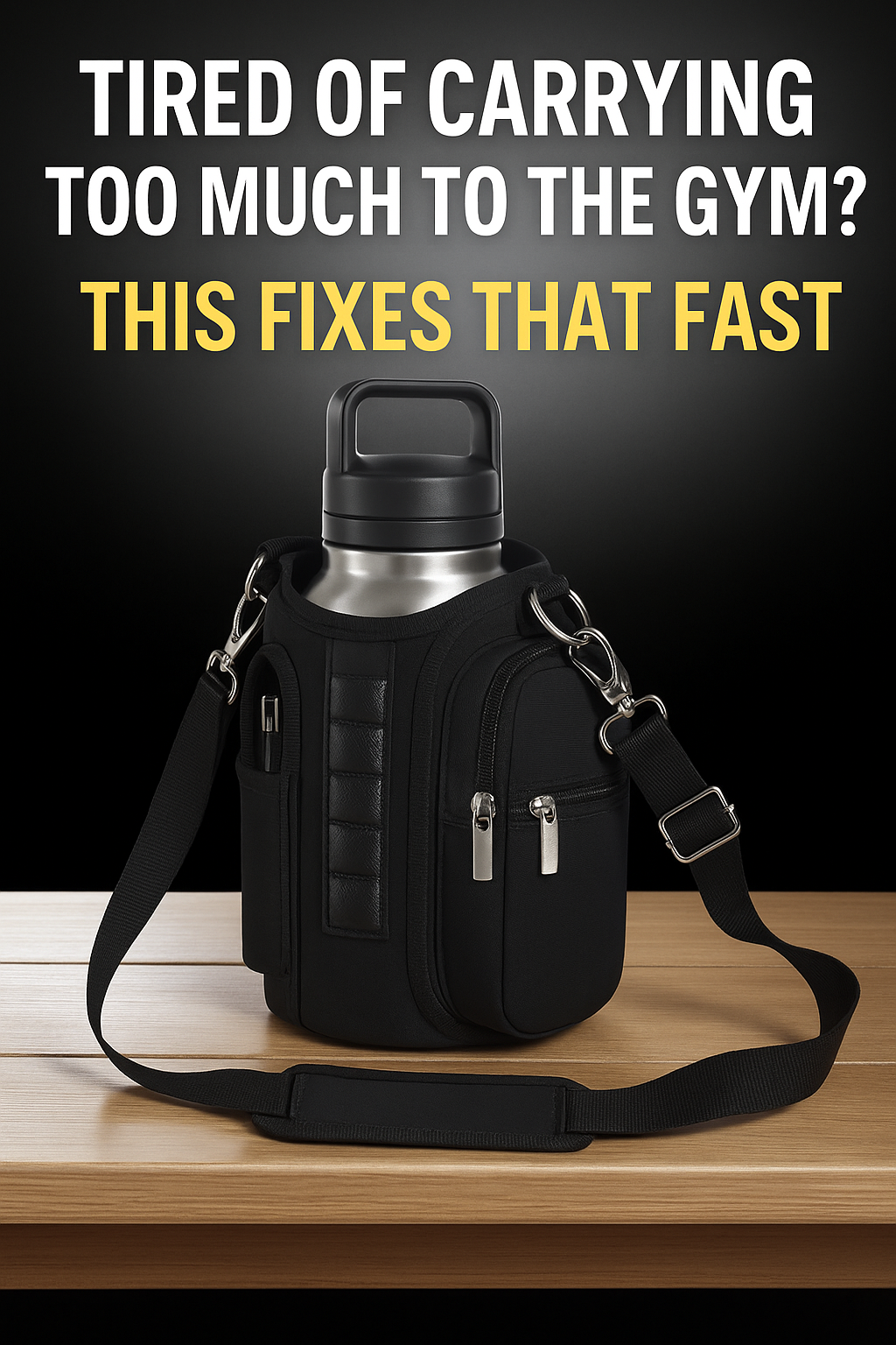 Tired of carrying too much to the gym? This fixes that fast!