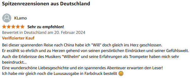 Buchbesprechungen bei Amazon