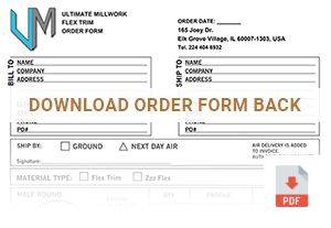 Order Form Back