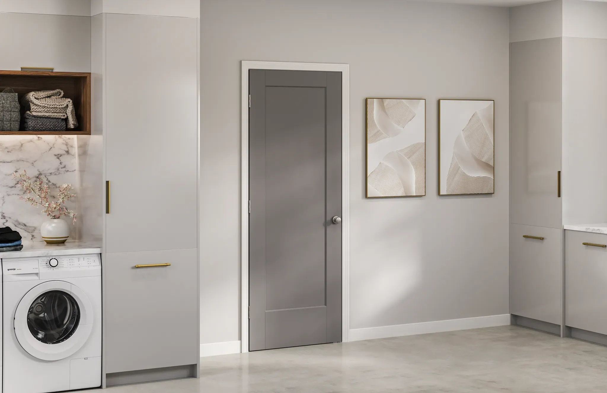 Modern interior door