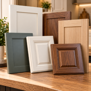 Cabinet door samples from different brands