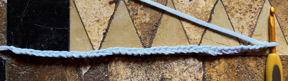 Topflappen Häkelanleitung Luftmaschen häkeln