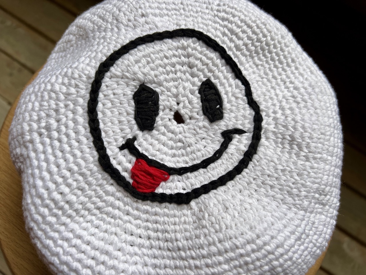 Smiley aufhäkeln