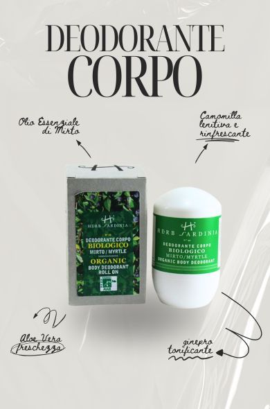 Deodorante Corpo al Mirto Biologico