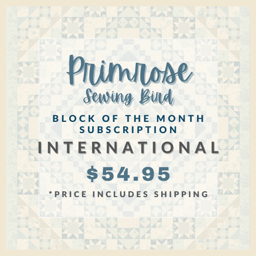 Primrose - Sewing Bird BOM