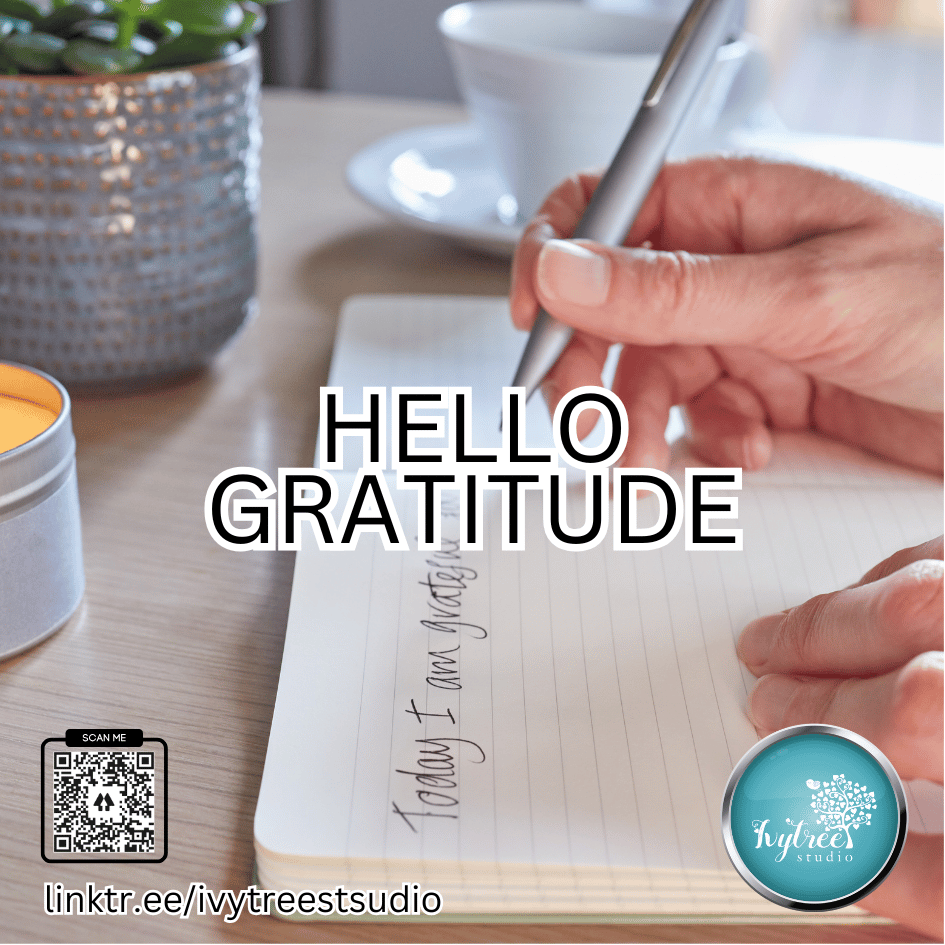 Hello Gratitude | Printable Gratitude Journaling Category | Bible Journaling | Ivytree Studio