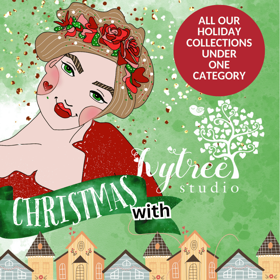 Christmas with Ivytree Studio – holiday Bible journaling kits, devotionals, and printable Christmas collections.