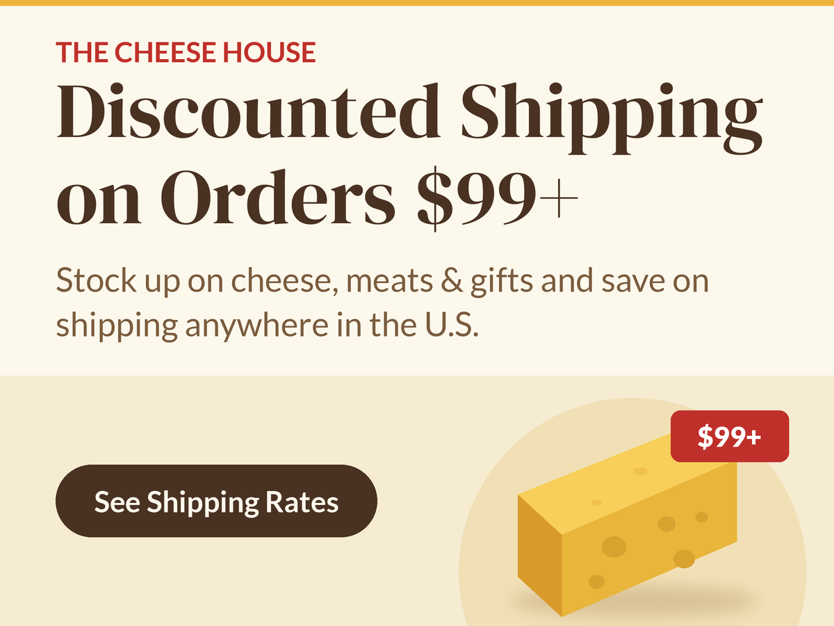 Promo banner (mobile): Discounted shipping on orders $99+ anywhere in the U.S. See shipping rates.