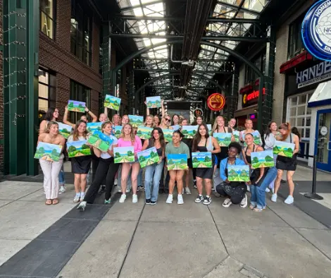 Paint and Sip at 5th Street Market Alley