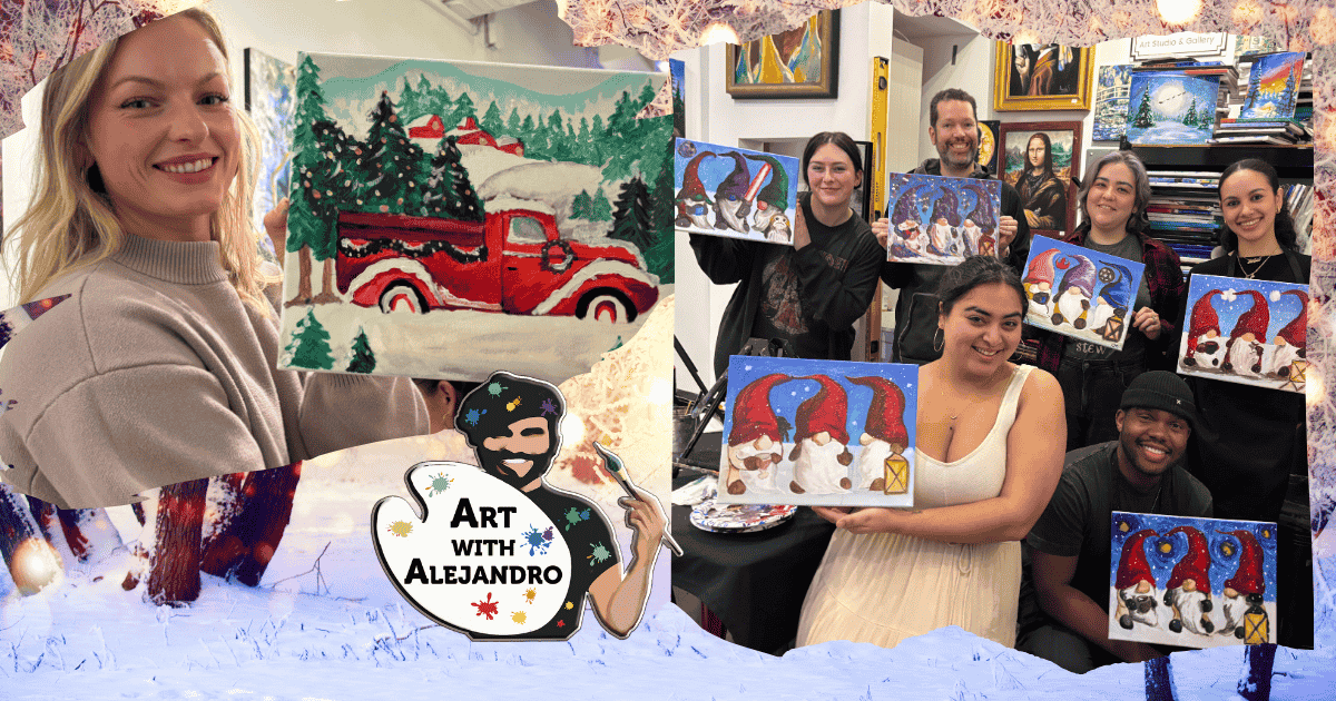 Art With Alejandro Paint and Sip Events in Eugene, Oregon