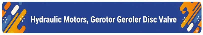 Hydraulic motors for converting oil flow into rotation and torque. Direct changeovers for Bosch, Brevini, Danfoss, Eaton, Parker, and more.