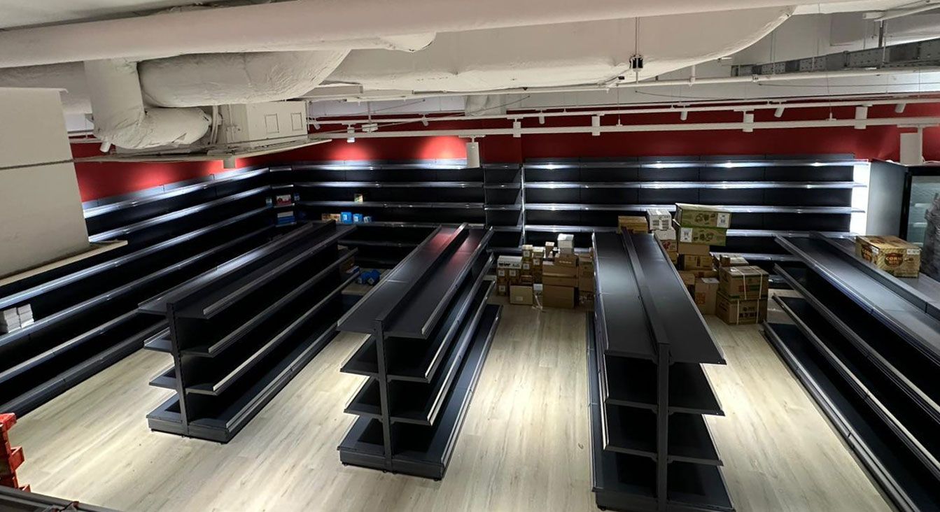 Verkaufsregal-Ladenbau-System-Tegometall-Kompatibel