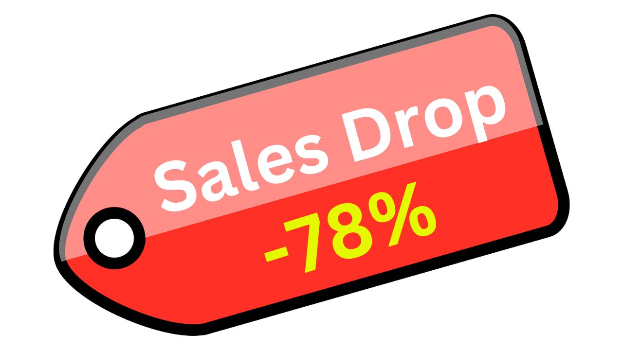 What to do when you're getting less sales!
