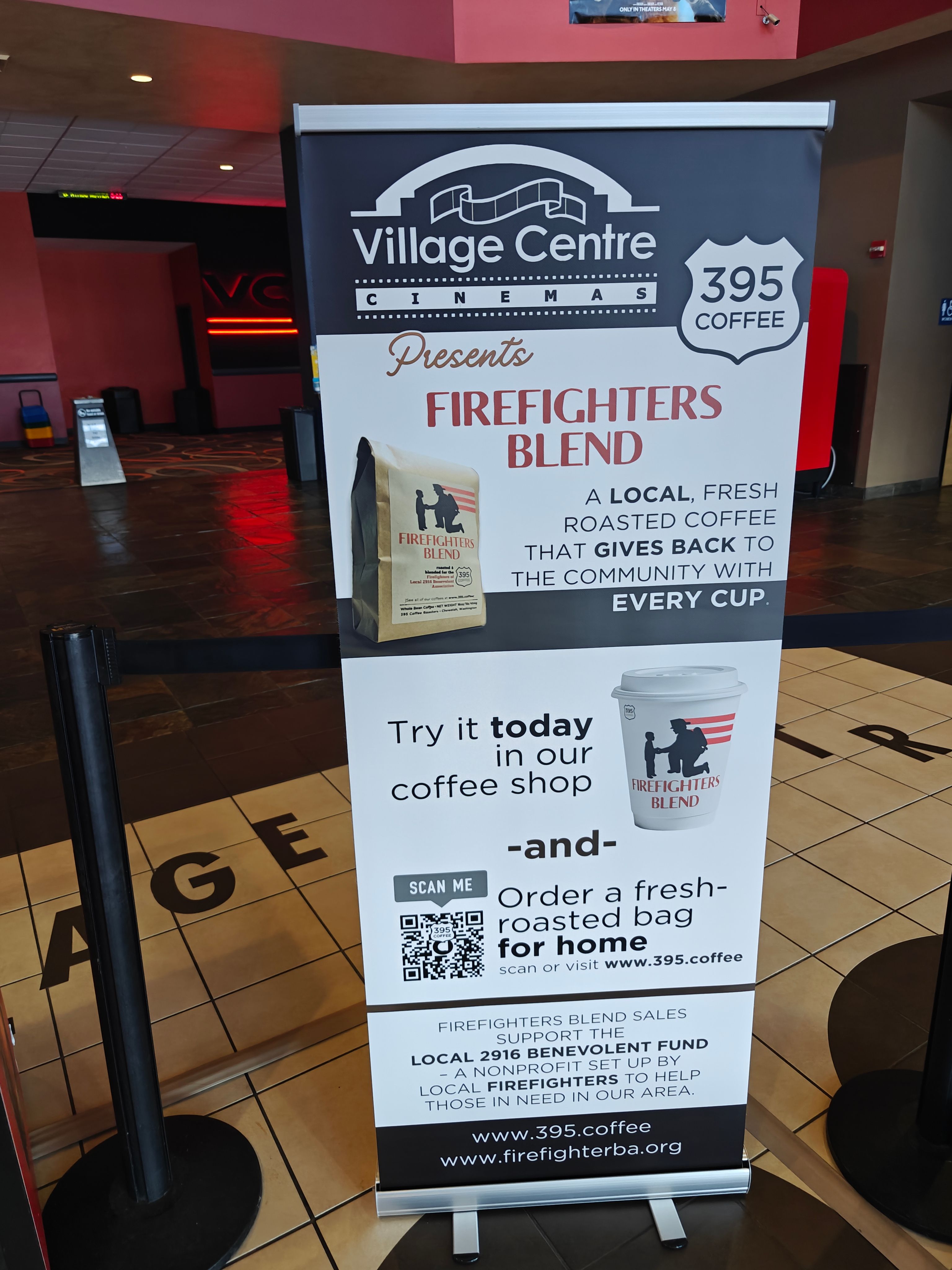 Fundraising Collaboration with Village Centre Cinema in Spokane