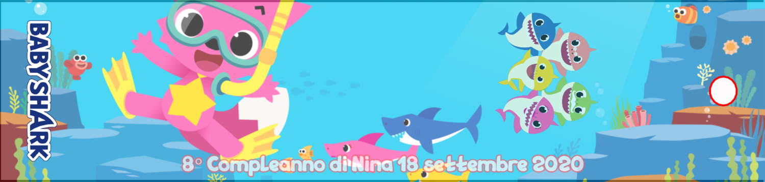 segnalibro personalizzato baby shark