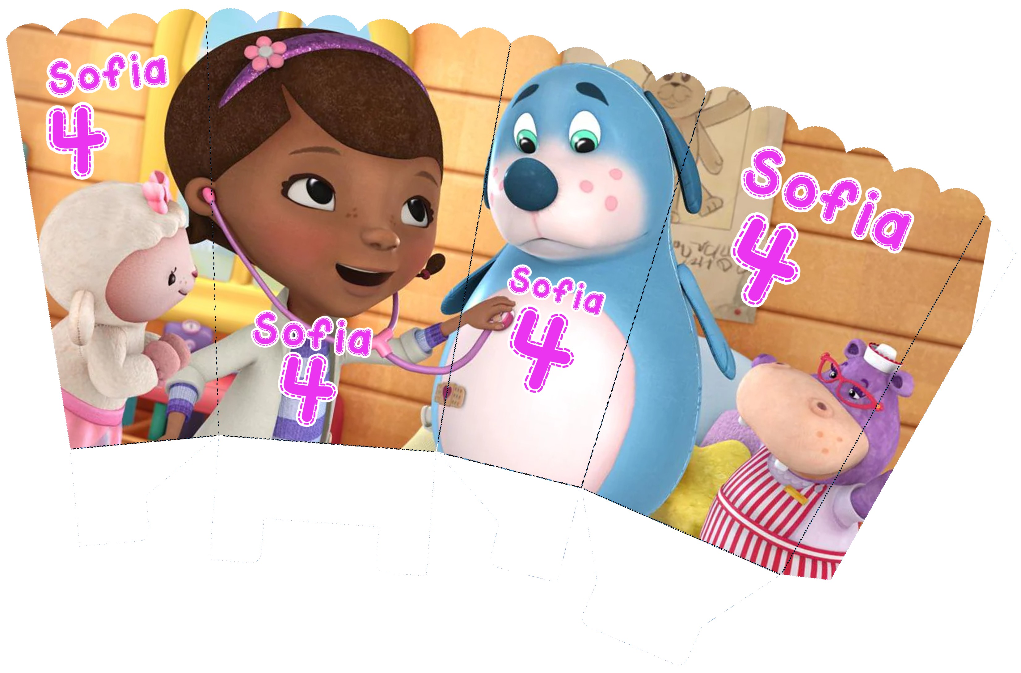 scatoline popcorn dottoressa peluche dottie personalizzabili festa