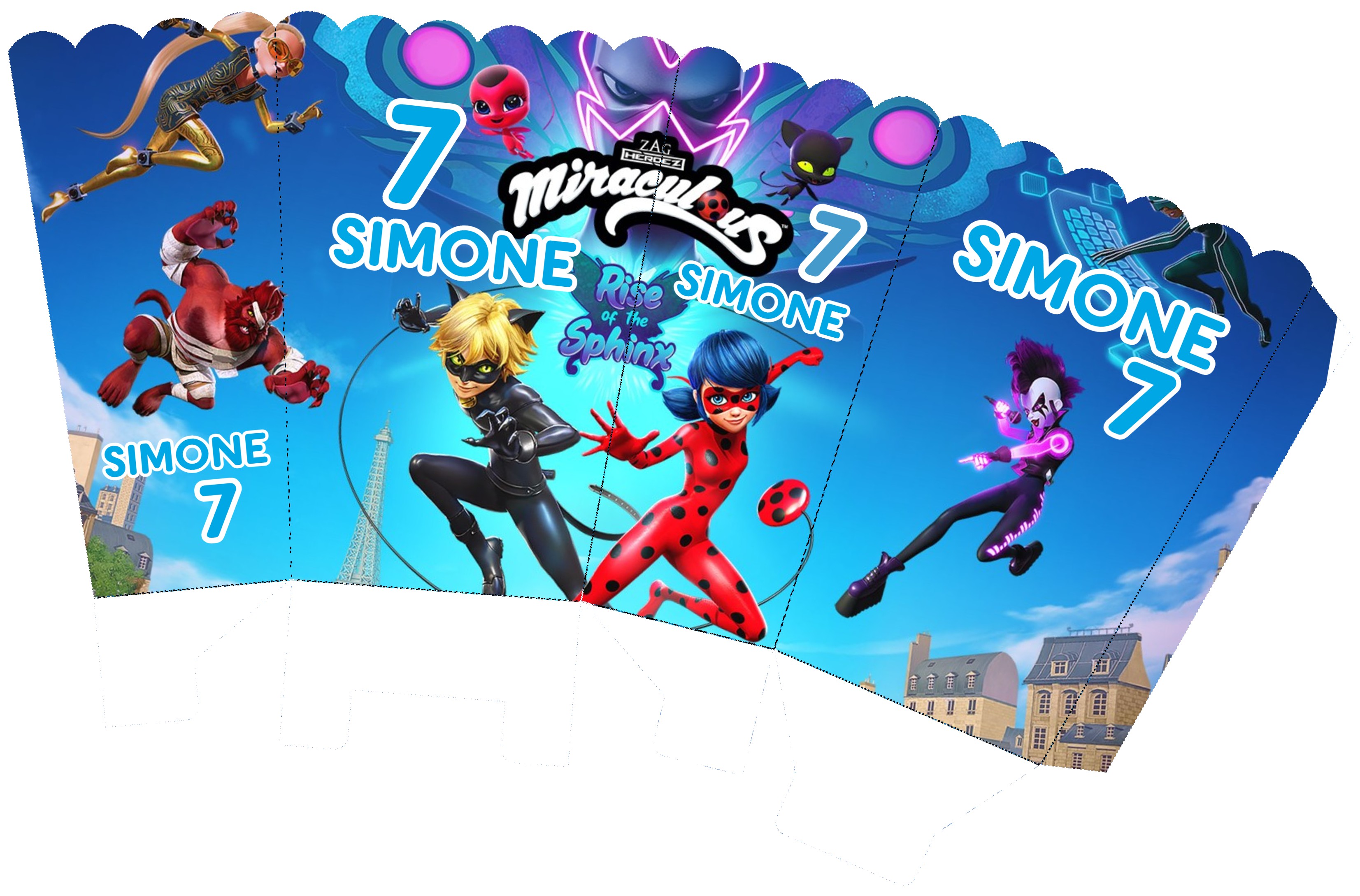 scatoline popcorn personalizzabili ladybug miraculous