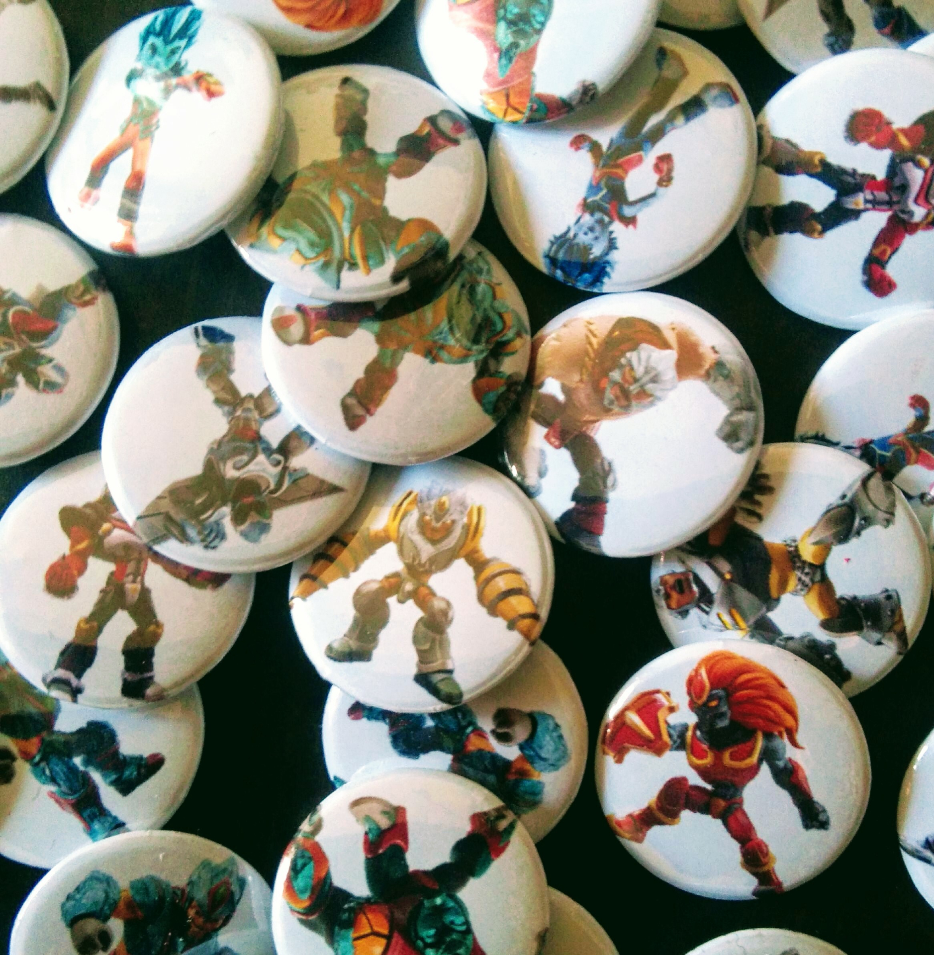 magneti personalizzabili regalini fine festa compleanno bambini gormiti