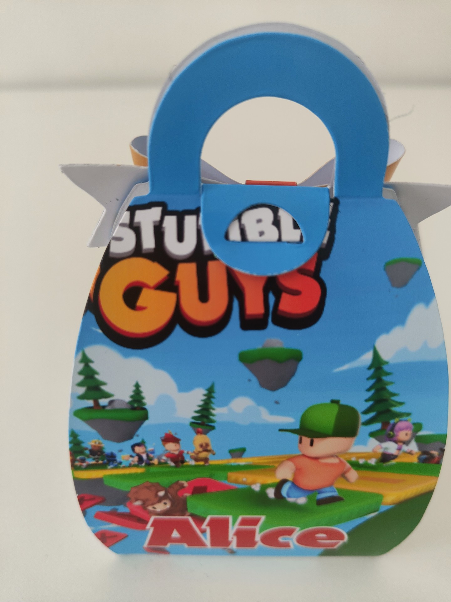 scatoline personalizzate porta ovetto kinder sorpresa regalini fine festa compleanno personalizzate stumble guys