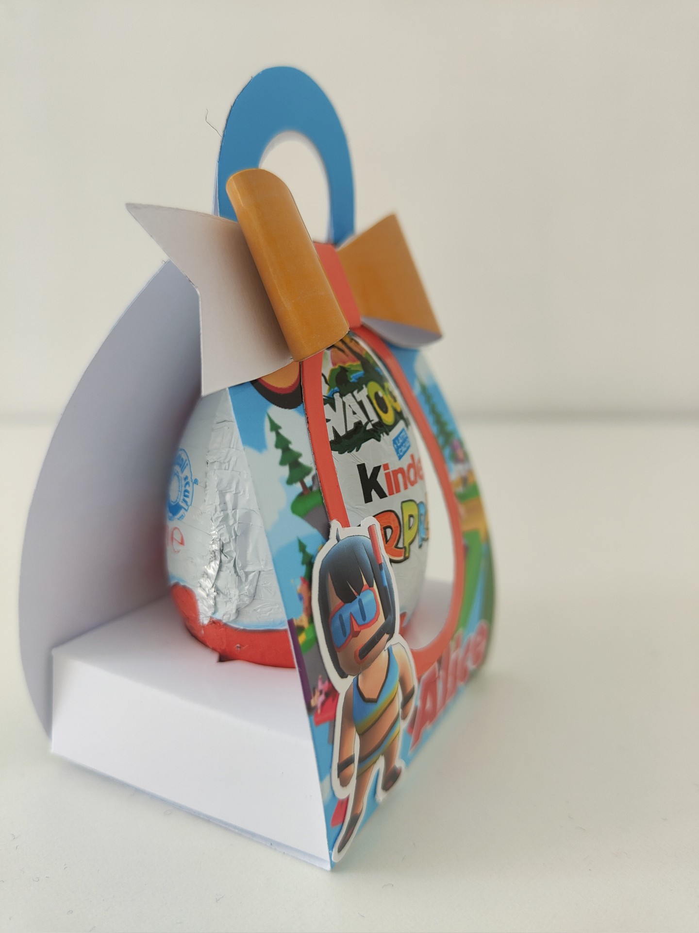 scatoline personalizzate porta ovetto kinder sorpresa regalini fine festa compleanno personalizzate stumble guys